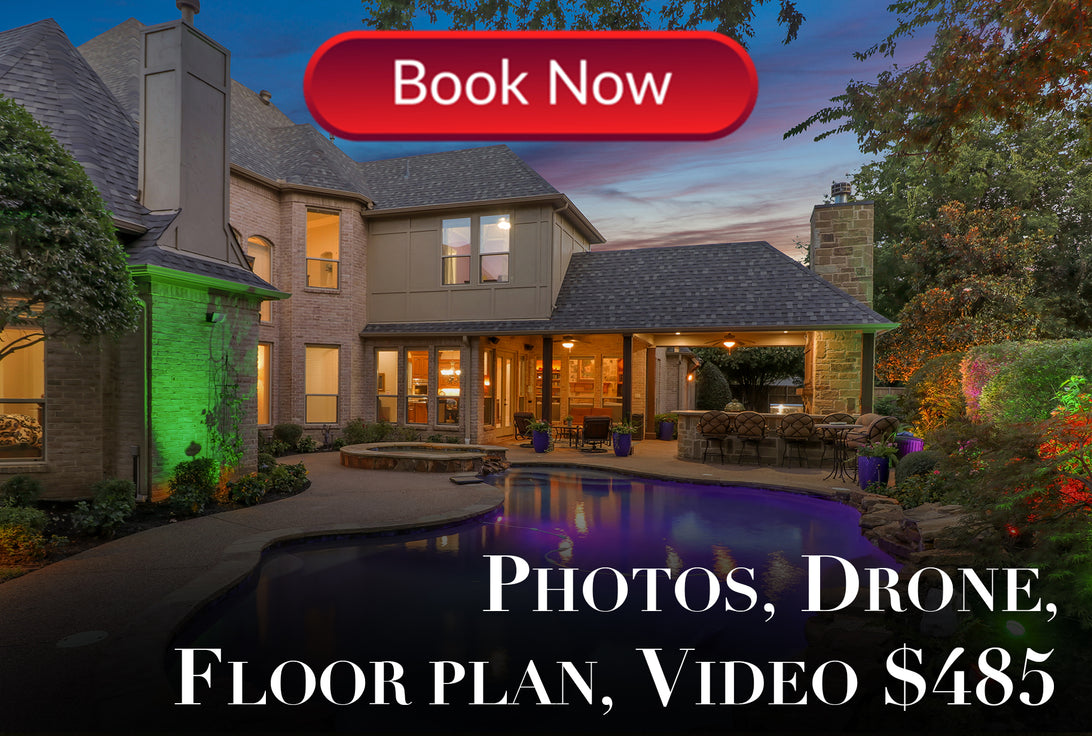 Photos, Drone, Floor plan, Video